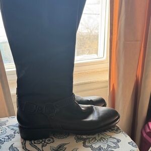 Via Spiga Black Ankle Boots